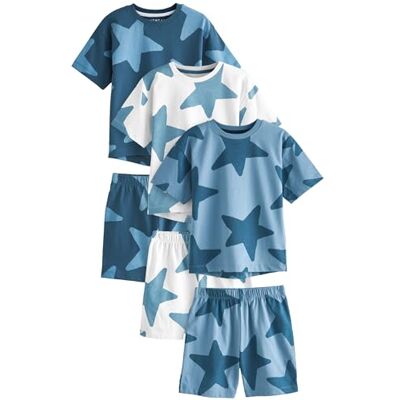 NEXT Pacote de 3 pijamas curtos para crianças NEXT Pacote de 3 pijamas curtos para crianças