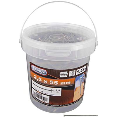 Connex Prego, 2,5 x 55 mm, 1,5 kg Connex Prego, 2,5 x 55 mm, 1,5 kg