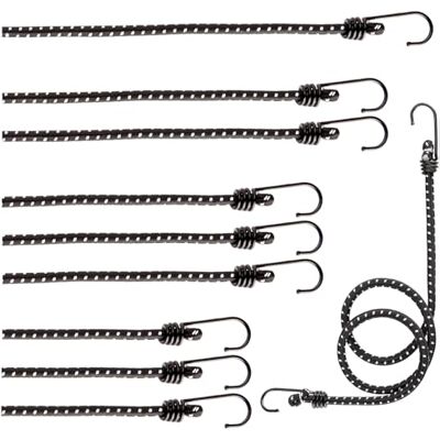com-four ® Conjunto de 10 correias elásticas com tiras refletoras correias de bagagem em quatro tamanhos extensor com gancho correias elásticas para fixar a carga correia de amarração com-four ® Conjunto de 10 correias elásticas com tiras refletoras correias de bagagem em quatro tamanhos extensor com gancho correias elásticas para fixar a carga correia de amarração