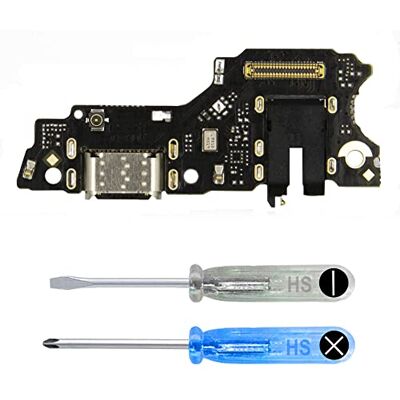 MMOBIEL Conector de carregamento compatível com OPPO A53s 2020 Porta de carregamento Dock Connector USB C áudio jack/microfone / antena sobressalente Incl chaves de fenda MMOBIEL Conector de carregamento compatível com OPPO A53s 2020 Porta de carregamento Dock Connector USB C áudio jack/microfone / antena sobressalente Incl chaves de fenda