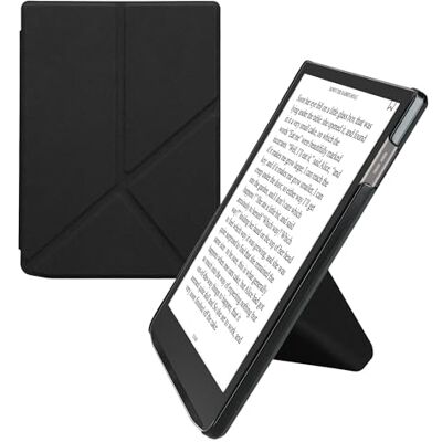 kwmobile Capa compatível com Pocketbook InkPad 4 / cor 3/2 / Vivlio InkPad 4 capa com suporte capa e tampa com fecho magnético preto kwmobile Capa compatível com Pocketbook InkPad 4 / cor 3/2 / Vivlio InkPad 4 capa com suporte capa e tampa com fecho magnético preto