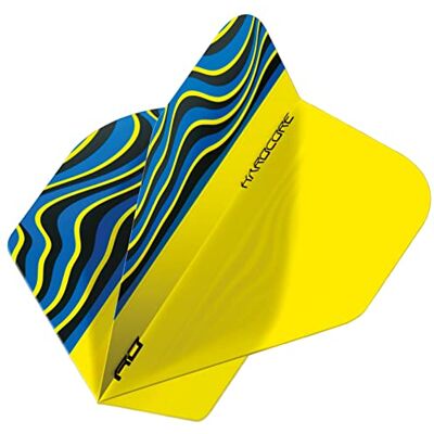 Dragon Hardcore Yellow Wave Dart Flights 4 jogos por pacote (12 voos de dardos no total) Dragon Hardcore Yellow Wave Dart Flights 4 jogos por pacote (12 voos de dardos no total)