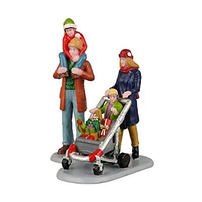 Lemax Family Holiday Shopping Spree, conjunto de 2 Lemax Family Holiday Shopping Spree, conjunto de 2