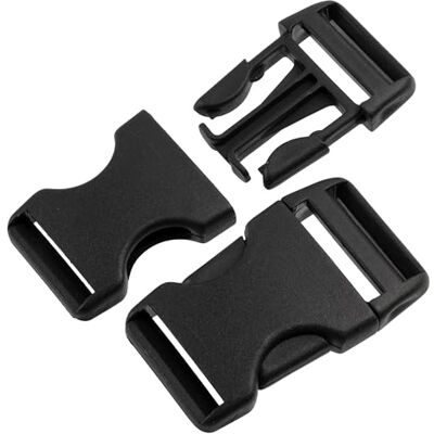 AERZETIX Fivelas ajustáveis de plástico para mochila substituição funcional e versátil para correias e equipamentos, Preto 25 mm 7 peças AERZETIX Fivelas ajustáveis de plástico para mochila substituição funcional e versátil para correias e equipamentos, Preto 25 mm 7 peças