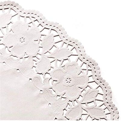Garcia de Pou García de Pou 301.11 Rodais Calados, 21,5 cm, conjunto de 250, branco Garcia de Pou García de Pou 301.11 Rodais Calados, 21,5 cm, conjunto de 250, branco