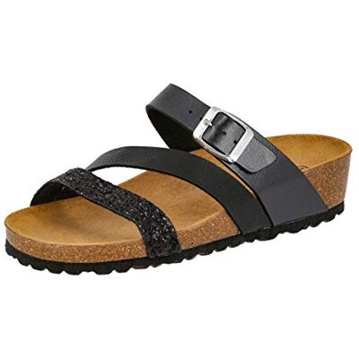Lico Natural Glitter Mules mulher Lico Natural Glitter Mules mulher