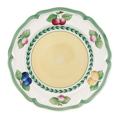 Villeroy & Boch French Garden Fleurence prato de pequeno-almoço, 21 cm, porcelana premium, branco/colorido Villeroy & Boch French Garden Fleurence prato de pequeno-almoço, 21 cm, porcelana premium, branco/colorido