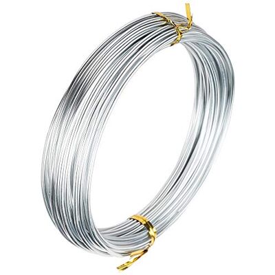 Ideen mit Herz Fio para jóias artesanais, fio de alumínio com diâmetro de 2 mm, 10 m de comprimento (prata) Ideen mit Herz Fio para jóias artesanais, fio de alumínio com diâmetro de 2 mm, 10 m de comprimento (prata)
