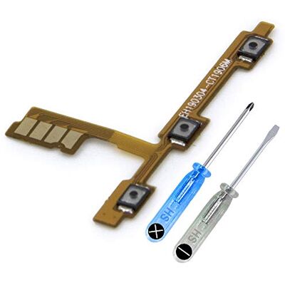 MMOBIEL Botão de energia/controlo de volume compatível com Huawei P30 Lite New Edition 2020 Power On Off Button Cable Flex Incl chaves de fenda MMOBIEL Botão de energia/controlo de volume compatível com Huawei P30 Lite New Edition 2020 Power On Off Button Cable Flex Incl chaves de fenda