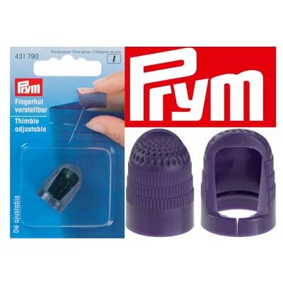 Prym Thimble, plactis, azul, verstellbar, pflaumenblau, 1 stück Prym Thimble, plactis, azul, verstellbar, pflaumenblau, 1 stück