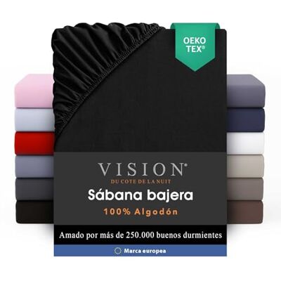 SEVENOAKS Vision Lençol de Cama - 200x200 - Algodão - Com Cantos - 30cm Altura SEVENOAKS Vision Lençol de Cama - 200x200 - Algodão - Com Cantos - 30cm Altura