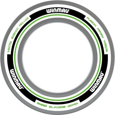 WINMAU Anel envolvente para placa de dardos, cor preta, vermelho, branco e verde, protetor de parede WINMAU Anel envolvente para placa de dardos, cor preta, vermelho, branco e verde, protetor de parede