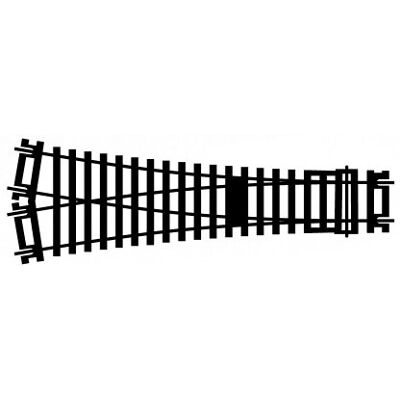 RIVAROSSI Modelo de Linha de Trem - Y, 853mm, ARC 11,25° RIVAROSSI Modelo de Linha de Trem - Y, 853mm, ARC 11,25°