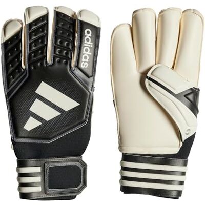 Adidas Luvas Goalkeeper unissexo (W/O Fingersave) Luvas com tira League, preto/branco/hiemet, , 8- Adidas Luvas Goalkeeper unissexo (W/O Fingersave) Luvas com tira League, preto/branco/hiemet, , 8-
