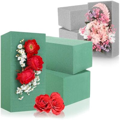 com-four ® 6X Esponja absorvente para arranjos florais, espuma floral com-four ® 6X Esponja absorvente para arranjos florais, espuma floral