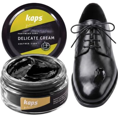 Kaps Creme para cuidados com o sapato, cuidado intensivo e nutritivo com o couro, delicado, 70 cores Kaps Creme para cuidados com o sapato, cuidado intensivo e nutritivo com o couro, delicado, 70 cores