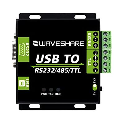 Waveshare USB para RS232/485/TTL Interface Converter Power and Adi magnetical Industrial Isolation Waveshare USB para RS232/485/TTL Interface Converter Power and Adi magnetical Industrial Isolation
