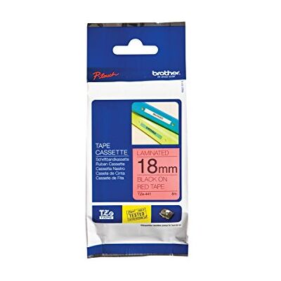 Brother TZE441 Fita, cor preta e vermelha Brother TZE441 Fita, cor preta e vermelha