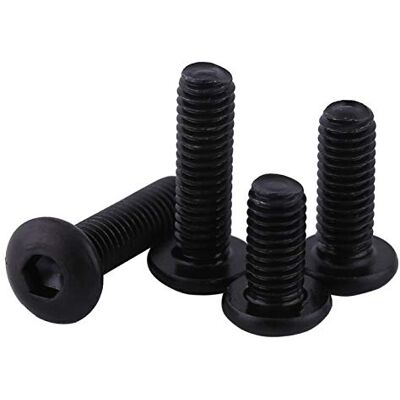 Walfront M3 Parafusos Allen de cabeça botão 50 peças aço de liga classe 10,9 (M3 x 16 mm) Walfront M3 Parafusos Allen de cabeça botão 50 peças aço de liga classe 10,9 (M3 x 16 mm)