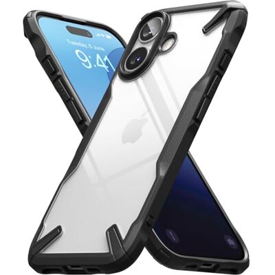 Ringke Fusion-X Compatível com capa iPhone 16, capa preta, para-choques resistente a impactos capa sólida à prova de choques Black Ringke Fusion-X Compatível com capa iPhone 16, capa preta, para-choques resistente a impactos capa sólida à prova de choques Black