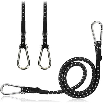 com-four ® 3X Correias elásticas Correias de bagagem com riscas brancas Corda de tensão com mosquetão Correias elásticas (80cm 3 peças preto) com-four ® 3X Correias elásticas Correias de bagagem com riscas brancas Corda de tensão com mosquetão Correias elásticas (80cm 3 peças preto)