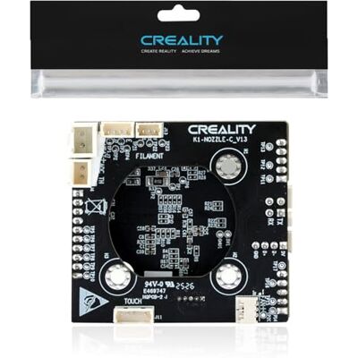 Creality Placa adaptadora para impressora 3D K1/K1 Max/K1C/K1 SE Hotend, adaptador oficial de bocal PCB OEM Toolhead PCBA original Board kit de substituição para impressora 3D Creality Placa adaptadora para impressora 3D K1/K1 Max/K1C/K1 SE Hotend, adaptador oficial de bocal PCB OEM Toolhead PCBA original Board kit de substituição para impressora 3D
