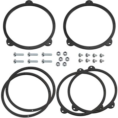 AERZETIX Conjunto de 2 adaptadores para altifalantes Ø 165 mm em plástico ABS compatível com BMW 3 Series E46 AERZETIX Conjunto de 2 adaptadores para altifalantes Ø 165 mm em plástico ABS compatível com BMW 3 Series E46