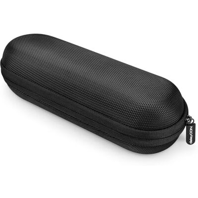 deleyCON Estojo de viagem caixa de armazenamento caixa de viagem bolso rígido bolsa de viagem com bolsos de malha para escovas de dentes elétricas máquinas de barbear Pentes preto deleyCON Estojo de viagem caixa de armazenamento caixa de viagem bolso rígido bolsa de viagem com bolsos de malha para escovas de dentes elétricas máquinas de barbear Pentes preto