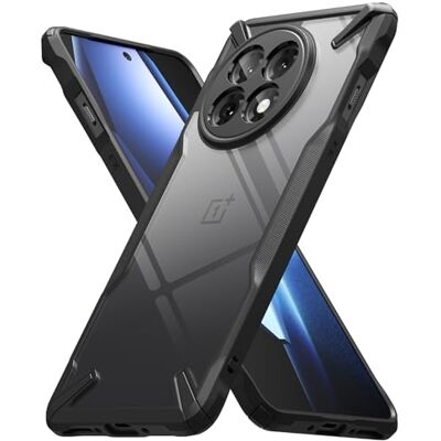 Ringke Fusion-X para Capa OnePlus 13R, os cantos mais pesados ajudam o dispositivo a aterrar nas bordas, padrão antiderrapante preto Ringke Fusion-X para Capa OnePlus 13R, os cantos mais pesados ajudam o dispositivo a aterrar nas bordas, padrão antiderrapante preto