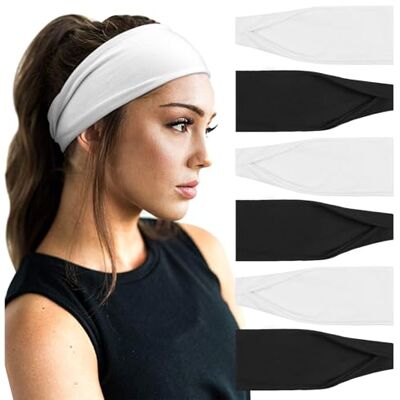 DRESHOW Faixa de cabeça para mulher boho diadema elástico faixa para o cabelo turbante faixa acessório cabelo para mulher meninas DRESHOW Faixa de cabeça para mulher boho diadema elástico faixa para o cabelo turbante faixa acessório cabelo para mulher meninas