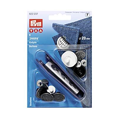 Prym Aço antigo (20 mm) Jeans botões Deco 1 peça Prym Aço antigo (20 mm) Jeans botões Deco 1 peça