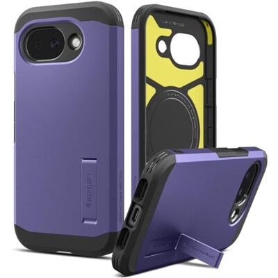 Spigen Capa Tough Armor MagFit para Google Pixel 10a Compatível com MagSafe, Ash Violet Spigen Capa Tough Armor MagFit para Google Pixel 10a Compatível com MagSafe, Ash Violet