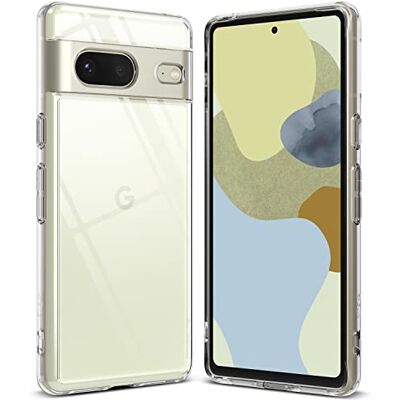 Ringke Fusion Capa para Google Pixel 7 5G, capa permanece como uma luva, capa transparente com orifícios para corda, transparente mate Ringke Fusion Capa para Google Pixel 7 5G, capa permanece como uma luva, capa transparente com orifícios para corda, transparente mate