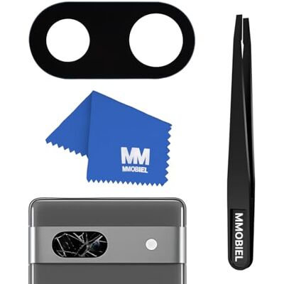 MMOBIEL Vidro para lente traseira compatível com Google Pixel 7a vidro da lente traseira substituição inclui adesivo de dupla face, pinça e pano MMOBIEL Vidro para lente traseira compatível com Google Pixel 7a vidro da lente traseira substituição inclui adesivo de dupla face, pinça e pano
