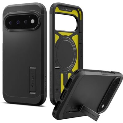 Spigen Capa Tough Armor MagFit para Google Pixel 11 Pro Compatível com Pixelsnap e MagSafe, preto Spigen Capa Tough Armor MagFit para Google Pixel 11 Pro Compatível com Pixelsnap e MagSafe, preto