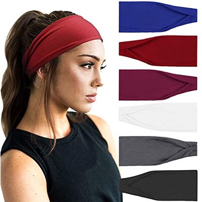 DRESHOW 6 peças diadema para mulher turbante boémia elástico fita para cabelo boho faixa de cabeça acessórios para cabelo DRESHOW 6 peças diadema para mulher turbante boémia elástico fita para cabelo boho faixa de cabeça acessórios para cabelo