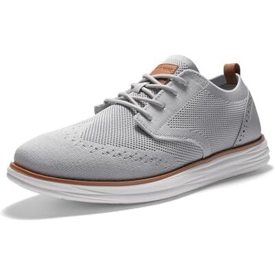 Bruno Marc Sapatos com Atacadores Respiráveis Sapatos de Vestir Oxfords Clássicos Formais Derby para Homem Verão com Palmilha Acolchoada Confortável, cinzento, 43,5 UE Bruno Marc Sapatos com Atacadores Respiráveis Sapatos de Vestir Oxfords Clássicos Formais Derby para Homem Verão com Palmilha Acolchoada Confortável, cinzento, 43,5 UE