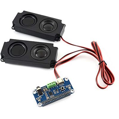 Waveshare WM8960 Hi-Fi Sound Card Hat for Raspberry Pi Audio Module Support Stereo CODEC Play/Record Can Directly Drive Speakers to Play Music I2C I2S Interface 5V Power Supply Waveshare WM8960 Hi-Fi Sound Card Hat for Raspberry Pi Audio Module Support Stereo CODEC Play/Record Can Directly Drive Speakers to Play Music I2C I2S Interface 5V Power Supply