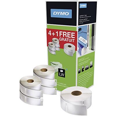 Dymo Rolos para etiquetadora, branco Dymo Rolos para etiquetadora, branco