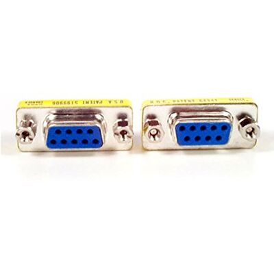 StarTech Mudador de gênero DB9 série fino, feminino para feminino (GC9SF) Conector DB9 feminino a feminino, design fino slimline série StarTech Mudador de gênero DB9 série fino, feminino para feminino (GC9SF) Conector DB9 feminino a feminino, design fino slimline série