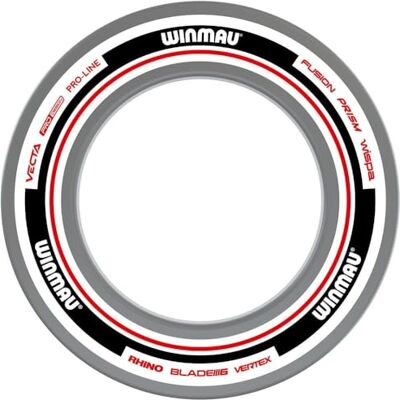 WINMAU Anel envolvente para placa de dardos, cor preta, vermelho, branco e verde, protetor de parede WINMAU Anel envolvente para placa de dardos, cor preta, vermelho, branco e verde, protetor de parede