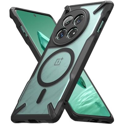 Ringke Fusion-X Compatível com capa OnePlus 12 e compatível com MagSafe, resistente a quedas capa protetora preta com para-choques Magnetic Matte Black Ringke Fusion-X Compatível com capa OnePlus 12 e compatível com MagSafe, resistente a quedas capa protetora preta com para-choques Magnetic Matte Black