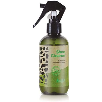 Kaps Shoe Cleaner Líquido de limpeza de base vegetal ecológico e biodegradável para calçado e acessórios, limpador de sapatos de couro e tecido 200 ml, fabricado na Europa, Transparente Kaps Shoe Cleaner Líquido de limpeza de base vegetal ecológico e biodegradável para calçado e acessórios, limpador de sapatos de couro e tecido 200 ml, fabricado na Europa, Transparente