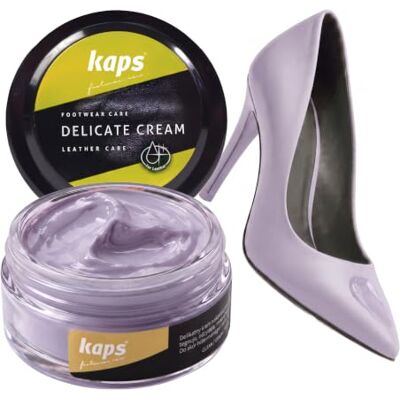 Kaps Creme para cuidados com o sapato, cuidado intensivo e nutritivo com o couro, delicado, 70 cores, 155 lilás lilás Kaps Creme para cuidados com o sapato, cuidado intensivo e nutritivo com o couro, delicado, 70 cores, 155 lilás lilás