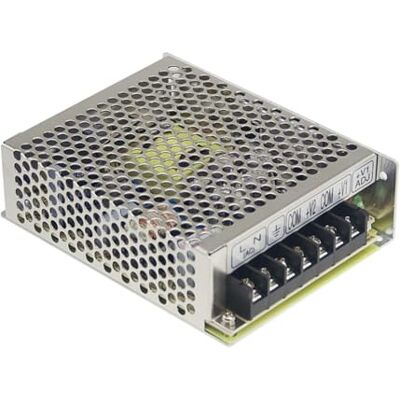 MEAN WELL Fonte de alimentação 51 W 15 V 3,4 A; MeanWell, RS-50-15 MEAN WELL Fonte de alimentação 51 W 15 V 3,4 A; MeanWell, RS-50-15