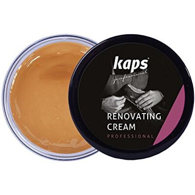 Kaps Creme reparador e renovador para sapatos de couro liso, malas, assentos, reparador de riscos e arranhões, Renovating Cream, 10 cores, 109 Gazelle Kaps Creme reparador e renovador para sapatos de couro liso, malas, assentos, reparador de riscos e arranhões, Renovating Cream, 10 cores, 109 Gazelle