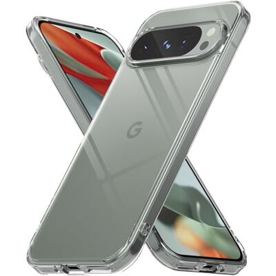 Ringke Fusion Capa para Google Pixel 9 Pro e capa Pixel 9, capa permanece como uma luva, capa transparente com orifícios para corda, transparente mate Ringke Fusion Capa para Google Pixel 9 Pro e capa Pixel 9, capa permanece como uma luva, capa transparente com orifícios para corda, transparente mate