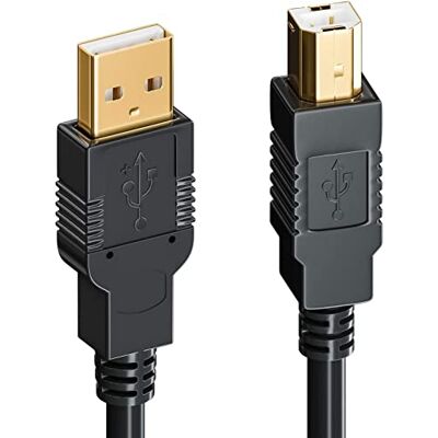 deleyCON 15m Cabo USB Ativo para Impressora, Scanner, Fax e Multifuncional Preto deleyCON 15m Cabo USB Ativo para Impressora, Scanner, Fax e Multifuncional Preto