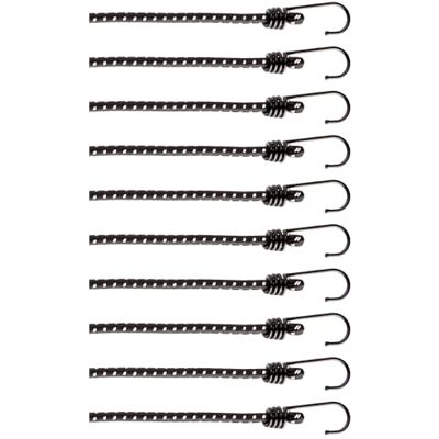 com-four ® Conjunto de 10 Correias de Borracha com Tiras Refletivas Correias para Bagagem Extensor com Ganchos Correias para Fixar a Carga Correias com-four ® Conjunto de 10 Correias de Borracha com Tiras Refletivas Correias para Bagagem Extensor com Ganchos Correias para Fixar a Carga Correias