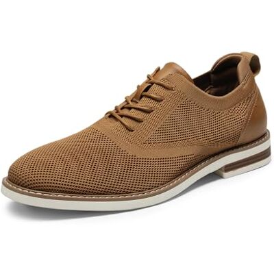 Bruno Marc Sapatos com atacadores, para homem, verão, tamanho 43, castanho Bruno Marc Sapatos com atacadores, para homem, verão, tamanho 43, castanho